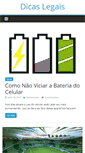 Mobile Screenshot of dicaslegais.net